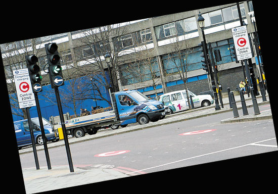 伦敦交通拥堵费监控摄像头