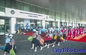 缅甸仰光国际机场新建1号航站楼启用