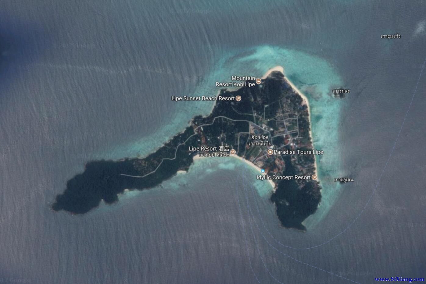 泰国南部非常著名的号称“小马尔代夫”的丽贝岛（Koh Lipe）